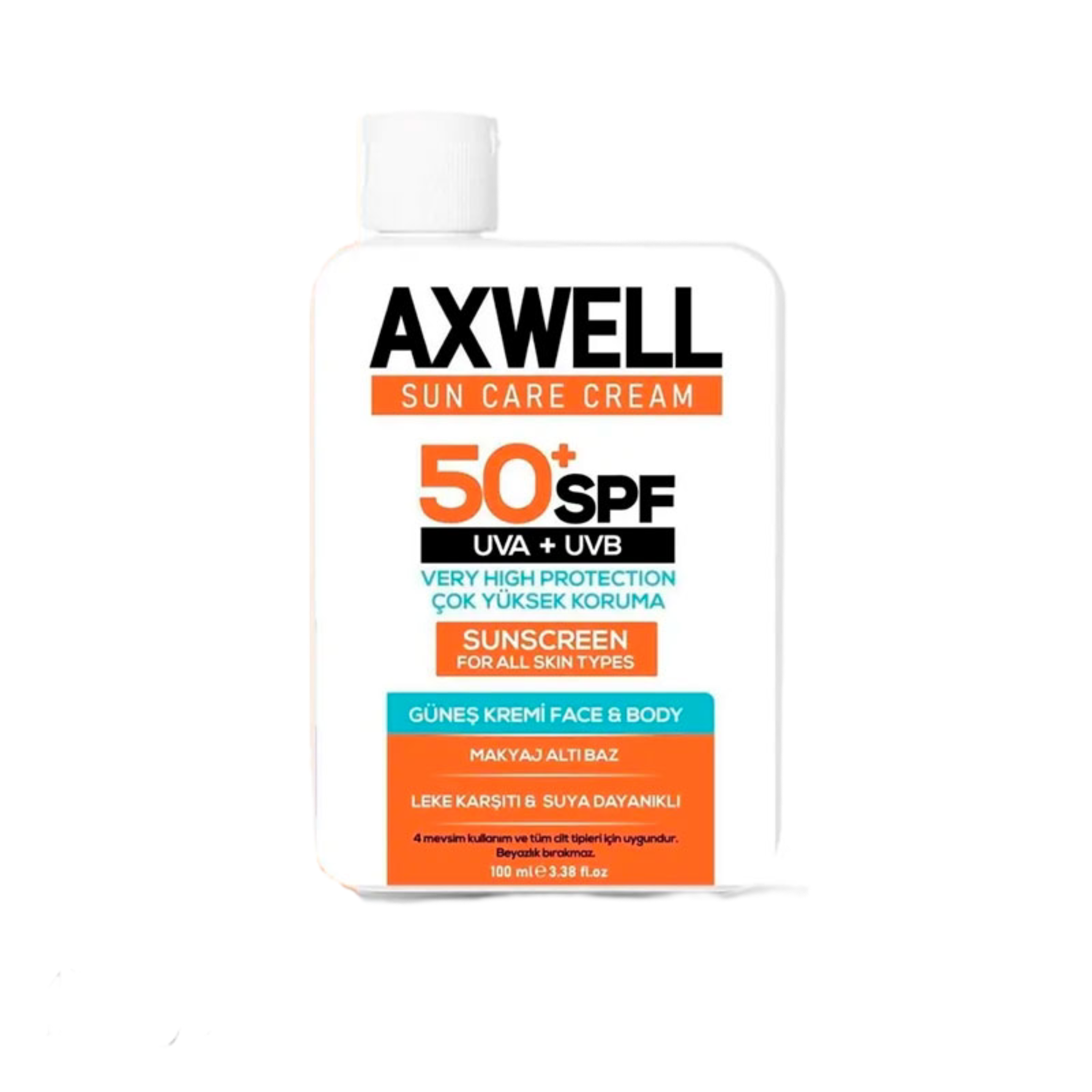 کرم ضد آفتاب ضد لک با محافظت فوق العاده بالا و SPF 50 + آکسول آرسی کازمتیک