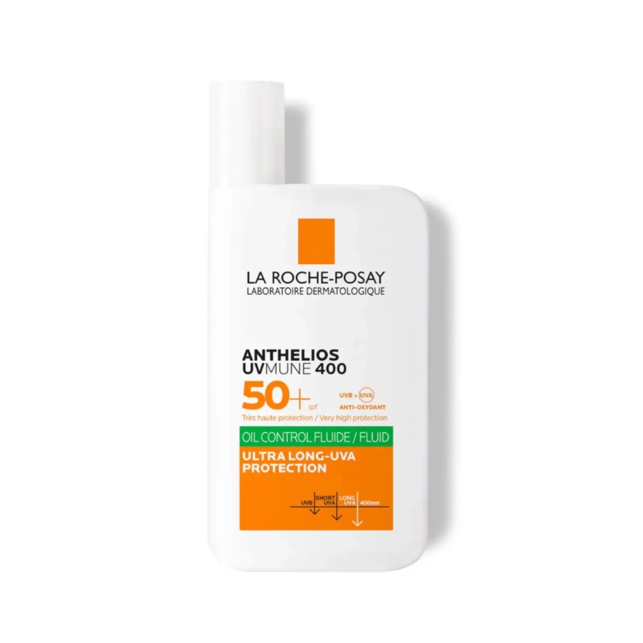 فلوئید ضد آفتاب مخصوص پوست چرب لاروش پوزای آنتلیوس یووی مون 400 با SPF50+