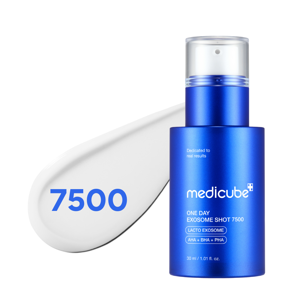 سرم لایه بردار و باز سازی کننده اگزوزوم شات 7500 مدی کیوب | medicube One Day Exosome Shot 750