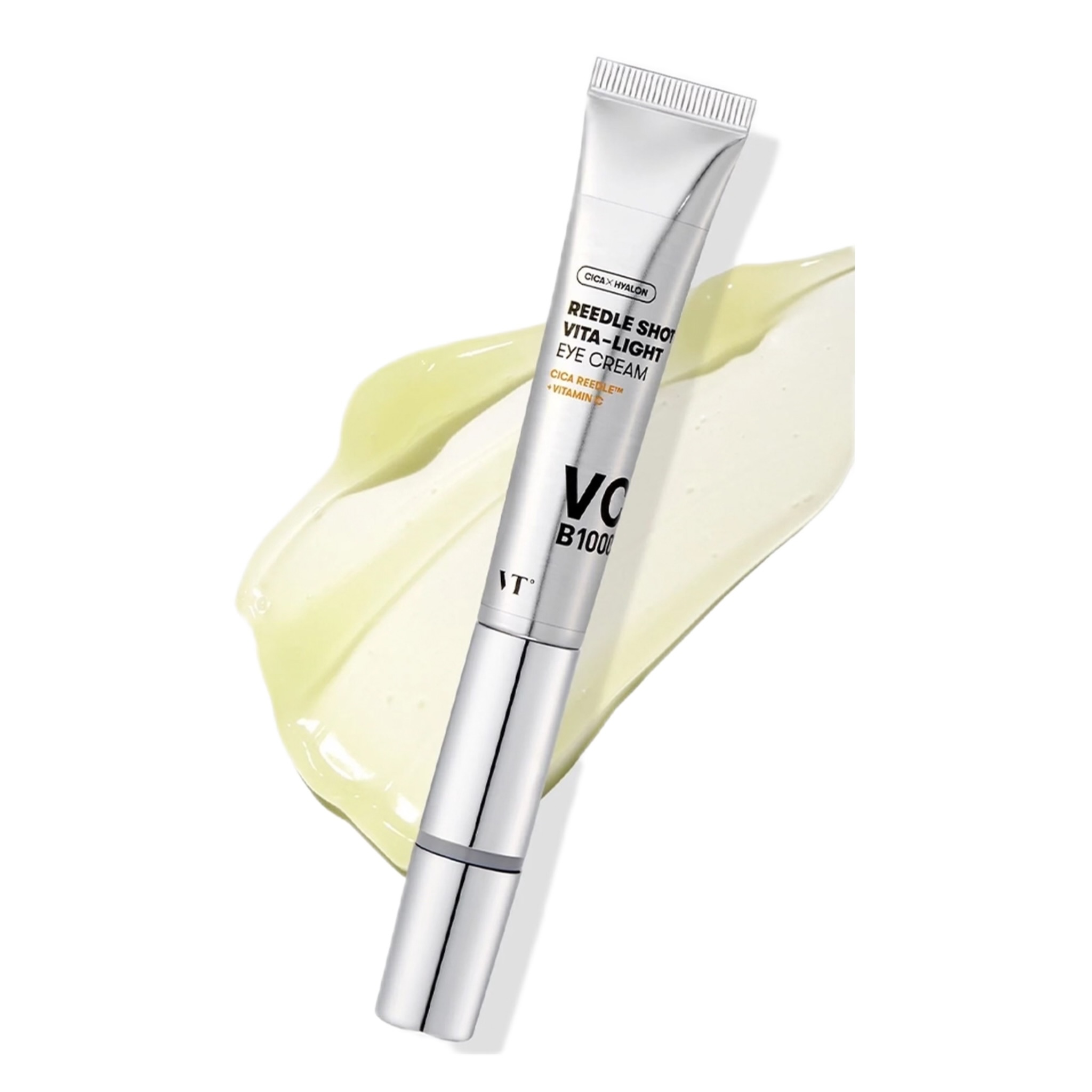 کرم دور چشم ویبره دار ویتا لایت روشن کننده ریدل شات VT Reedle Shot Vita-Light Eye Cream – 15ml