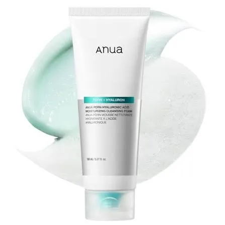 فوم شستشو PDRN هیالورونیک اسید آنوا | شوینده آبرسان و ترمیم کننده پوست Anua 150ml
